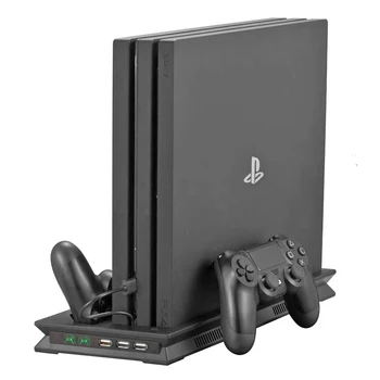PS4 PRO Vertical de Răcire Stand de Încărcare P S4 Play Station 4 Joystick Încărcător Stație de Andocare pentru Sony Playstation 4 Jocuri Pro