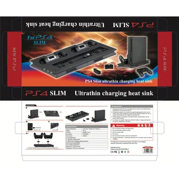 PS4 Slim Vertical de Răcire Stand de Încărcare P S4 Play Station 4 Joystick Încărcător Stație de Andocare pentru Sony Playstation 4 Slim Jocuri