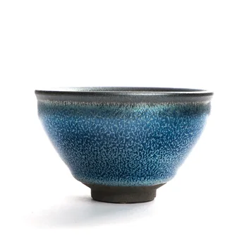 Jianzhan China Dinastiei Song Stil Ceașcă De Ceai De Portelan Ceai Matcha Castron Albastru Tenmoku Glazura Ceramica Kungfu Set De Ceai