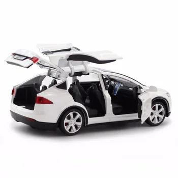 Transport gratuit New1:32 Tesla MODEL X MODEL3 Aliaj Model de Masina Diecasts & Vehicule de Jucărie Mașini de Jucărie Copil Jucării Pentru Copii Cadouri pentru un Băiat Jucărie