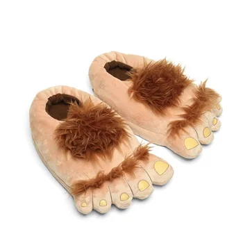 Femei Indesata Cald Papuci de Casă Doamnelor Creative Bigfoot Interior Fuzzy Papuci de casă Pantofi 2020 Nou la Modă