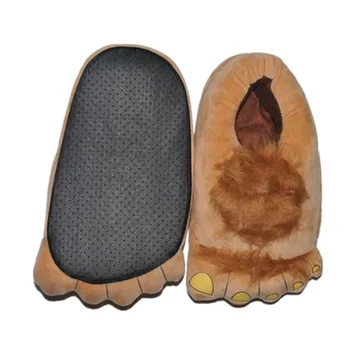 Femei Indesata Cald Papuci de Casă Doamnelor Creative Bigfoot Interior Fuzzy Papuci de casă Pantofi 2020 Nou la Modă