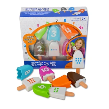 Digital Bomboane Gheață Înghețată Numărul Meci Jucărie De Educație Timpurie Mamă-Copil Jucarii Interactive Pentru Copil Copil Copil