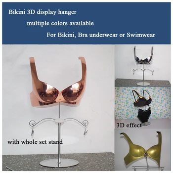 34C ceașcă dimensiune Doamna Sutien display din plastic cuier din metal Placat cu efect Bikini show model de nivel profesional Bikini lenjerie de magazin