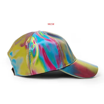 Moda Marty McFly Licențiat pentru Rainbow Schimbare de Culoare Pălărie Capac Înapoi în Viitor elemente de Recuzită Bigbang G-Dragon Șapcă de Baseball Tata Pălărie