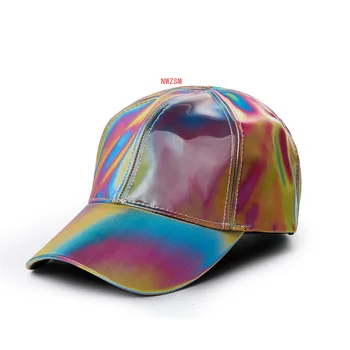 Moda Marty McFly Licențiat pentru Rainbow Schimbare de Culoare Pălărie Capac Înapoi în Viitor elemente de Recuzită Bigbang G-Dragon Șapcă de Baseball Tata Pălărie