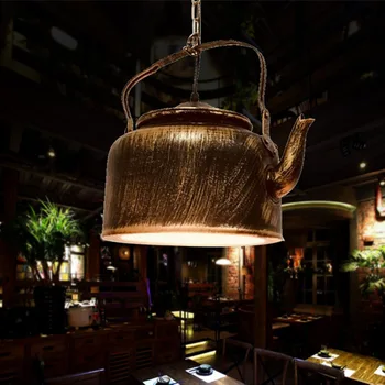Fier de călcat fierbător candelabru bar decor candelabru industriale vânt clar bar retro nostalgic muzica restaurant lampa WJ11087