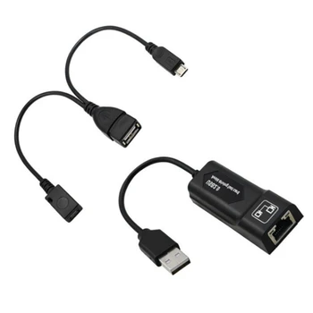 Adaptor USB-LAN Ethernet Adapter, LAN Ethernet Adaptor pentru AMAZON FOC TV 3 Sau Stick Gen 2 Sau 2
