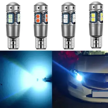 2 buc W5W LED Auto Lumina de Parcare Auto Pană Coada Lateral Bec Lectură plafonieră Anti-șoc Auto Universal 3.4 cm x 1.2 cm x 0.9 cm