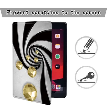 Din piele Pu Stand Tablet Folio Caz Acoperire pentru Apple IPad/iPad Mini/iPad Air/iPad Pro, Tableta scad Rezistența Caz de Protecție