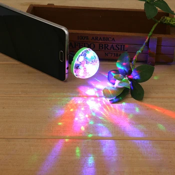 Z90Litwod Mobile USB lumini de scena Mini led crystal magic ball Small magic ball lumini Colorate transforma mingea dj Sunet de lumină de control