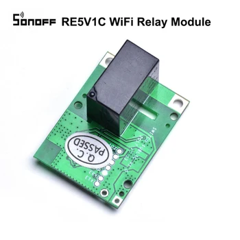SONOFF RE5V1C-5V 10A Wifi Tarasc/Selflock Releu Modulul Wireless Smart Switch Lucra Cu Amazon Alexa Si Google Acasa IFTTT