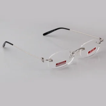 De înaltă calitate ochelari de citit ultra light fără ramă casual ochelari moda femei și bărbați ochelari de citit dioptrie 1.0-4.0