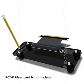 DIY plăci Grafice suport, PCIE externe built-in suport de Montare Suport pentru ATX caz pci-e 1x 4x riser 16x cablu R L versiune