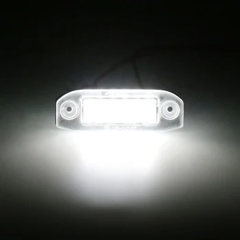 2 buc Pentru VOLVO Lampa plăcuței de Înmatriculare Canbus 12V Alb LED-uri Auto Numărul de Înmatriculare Lumini Pentru Volvo C30 C70 S80 XC70 S40 V50 S60, XC60 XC90