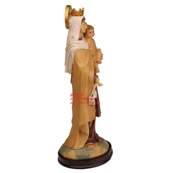 12.6 inch Sfânta Fecioară Maria Cu pruncul Sfânt Figurina Sfânt Statuie Religioase Decor Catolică Decor Statuie
