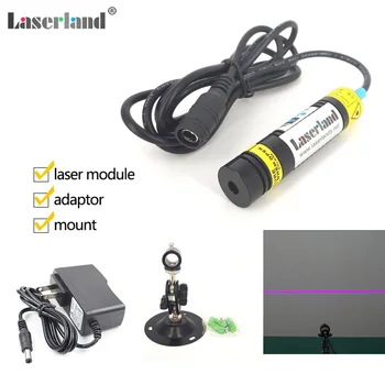 16x68mm Violet/Violet 405nm 200mW Linie Laser Generator de Modul Proiector w/Adapter
