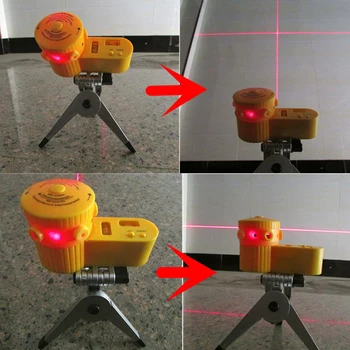 Multifunctional Laser Metru Nivel Dimensiunea Orizontală Indicatorul De Măsurare Orizontală Instrument Cu Laser De Nivel Vertical Ruler Tool