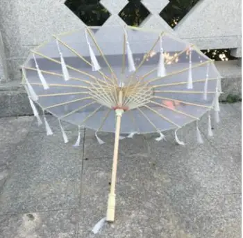 Japonia Cosplay China Umbrela Petale de Mătase Fotografie Umberla Hanfu Ciucuri Umbrela Garda de Ploaie, Umbrela de benzi Desenate Umbrela parapluie