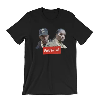 Eric B. & Rakim Plătit În întregime Topuri Tricou Tricou de Vinil Clasic de Hip-Hop eu nu este Nici o Gluma Streetwear Bluze T-Shirt