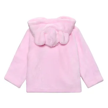 2020 Copil Nou-născut toamna drăguț Hanorac haine Copii Fete culoare Roz haine Noi de Primăvară Uza sugari 6m-24m moale băiat de îmbrăcăminte sacou