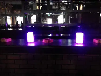 Masa de Bar de Lumină Led 8 Culori Magazin KTV Sală de Masă, Restaurant Personalizate de Afaceri Sală de Karaoke Birou Calculator Decor Lectură Fl