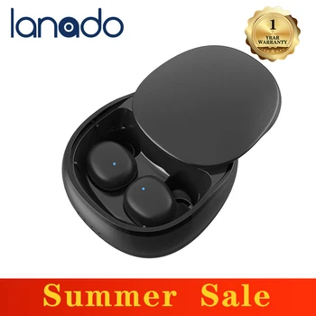 Lanado 2020 Nou Control Tactil Bluetooth 5.0 TWS Căști fără Fir, Căști IPX7 Sport Dual MICROFON de Anulare a Zgomotului de Gaming Headset