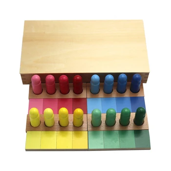 Montessori Blocuri de Culoare de Potrivire Joc pentru Copii de Educație Timpurie Jucării pentru Băieți și Fete, Copii Cadou de Crăciun
