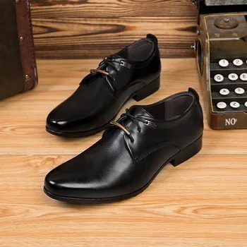 Mazefeng 2019 Nou De Înaltă Calitate Stil Britanic Barbati Din Piele Pantofi Dantela-Up Bullock Rochie De Afaceri Oxfords Barbati Pantofi De Sex Masculin Pantof
