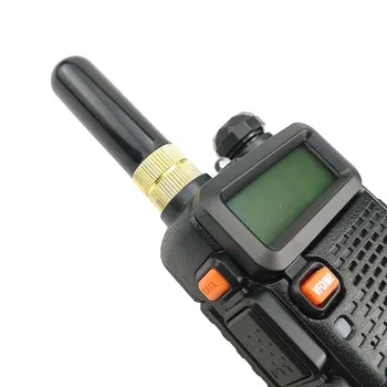 5pcs Walkie Talkie SRH805S SMA-F 5cm Scurt Obține VHF/UHF Antena pentru Baofeng UV-5R BF-888s UV-82 GT-3 Kenwood Quansheng