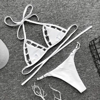 Sexy Inel String Bikini 2020 Talie Joasa, Costume De Baie Femei Costume De Baie Bikini Set Tubulare De Costume De Baie Pe Plajă Feminin Costum De Înot