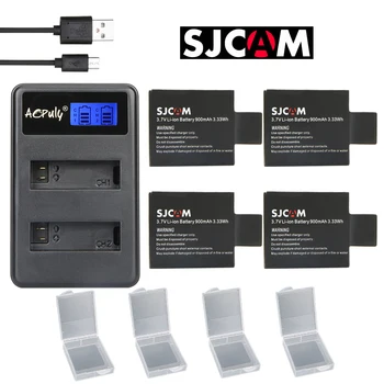 Original SJCAM Brand 3.7 V Li-ion Negru pentru SJCAM Seria M10 SJ4000 SJ5000 Seria Sport baterii aparat de Fotografiat