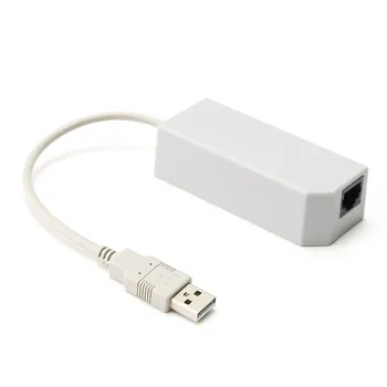 USB 2.0 to RJ45 Rețea Ethernet Adaptor de Card pentru NIntendo Comutator pentru Wii / Wii-U