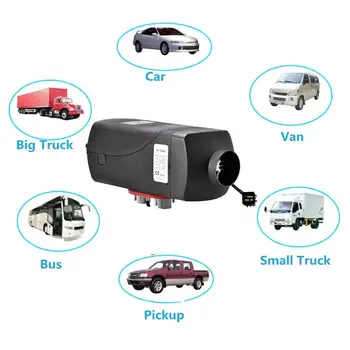 Masina Autonome de Încălzire 12V 24V 2KW Diesel de Încălzire de Parcare Combustibil Incalzitor de Aer de Încălzire Diesel Cu Monitor LCD Pentru RV Camion