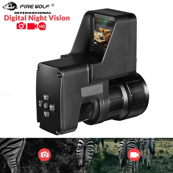 Dispozitiv de viziune de noapte cu/Wifi 200M Gama NV Riflescope IR Noapte viziune Vedere Pentru vânătoare Traseu Optic Camera vedere