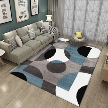 Nordic Retro Geometrice, Dungi de Imprimare Covor Pentru Camera de zi Dormitor Anti-alunecare Mat Etaj Moda Kitc
