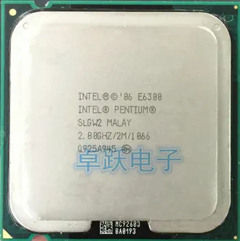E6300 Transport Gratuit Desktop Intel Core 2 Duo processor Procesor De 2.8 GHz 2MB/1066MHz Pentru LGA 775 Scrattered piese folosite