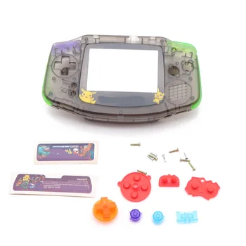 Set complet de Locuințe Shell W/ Culoare Tampoane de Cauciuc Butonul de Ecran Obiectiv Stick Eticheta Șuruburi pentru Game Boy Advance GBA Consola
