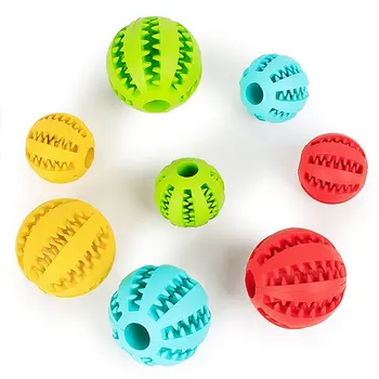 Puzzle câine dinți de curățare dinți lipsă mingea gustări musca rezistent la întindere minge de cauciuc, mingi de jucărie animale de companie