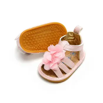 Printesa De Fetita Sandale De Vara Fetita Pantofi Din Piele Foral Fetita Sandale Copil Nou-Născut Pantofi Sandale De Plaja