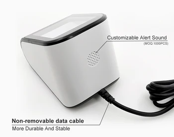 TEKLEAD Automata 2D coduri de Bare Hands-Free USB QR Cititor de coduri de Bare pentru Plata Mobil pentru Magazin, Supermarket,Restaurant
