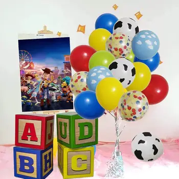 Partid jucărie Baloane Arcada Ghirlanda Model Vaca Baloane din Latex pentru Copii Bday 1 al 2-lea Copil de Dus 100 pack