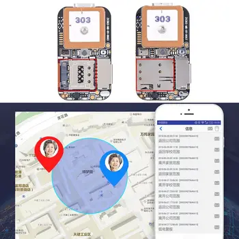 Super-Dimensiune Mini GPS Tracker GSM-GPS Wifi LBS Localizare Web Gratuit de Urmărire APP Recorder de Voce ZX303 PCBA în Interiorul