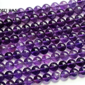 Meihan transport Gratuit (40beads/set/52g) naturale Farmece violet 10mm O+ Ametist buna rotund margele vrac piatra pentru a face bijuterii