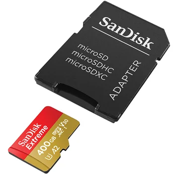 De Brand nou Sandisk EXTREME PLUS microSD UHS-I Card A2 64GB, 128GB, 256GB 400GB U3 V30 160MB / s Class10 flash card de memorie TF Card