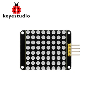 Keyestudio de Culoare Roșie cu Catod Comun, I2C 8*8 LED-uri dot Matrix modul HT16K33 pentru Arduino /Raspberry Pi/AVR/STM32