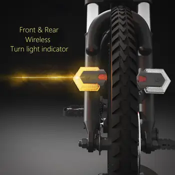 1 Set Bicicleta semnalizatoare Fata si Spate Lumina cu Smart Wireless de Control de la Distanță de Biciclete Coada Lumina Pentru Ciclism de Siguranță lampa de control