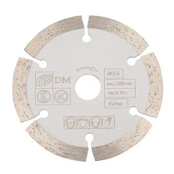 85mm x 15mm Diamant Văzut Lama de Tăiere Roți Tăiat Circular Văzut de prelucrare a Lemnului Instrument Rotativ Disc de Tăiere