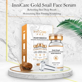 InniCare Melc face Serum Facial cu Aur de 24K Lichid Esența Fermitate Pielii Întinerire Anti-Rid Hidratanta de Frumusete de Îngrijire a Pielii