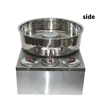 Comerciale din Oțel Inoxidabil de gaz filtru de vată de zahăr DIY vata pe băț mașină de lux periat mașină de vată de zahăr 1 buc